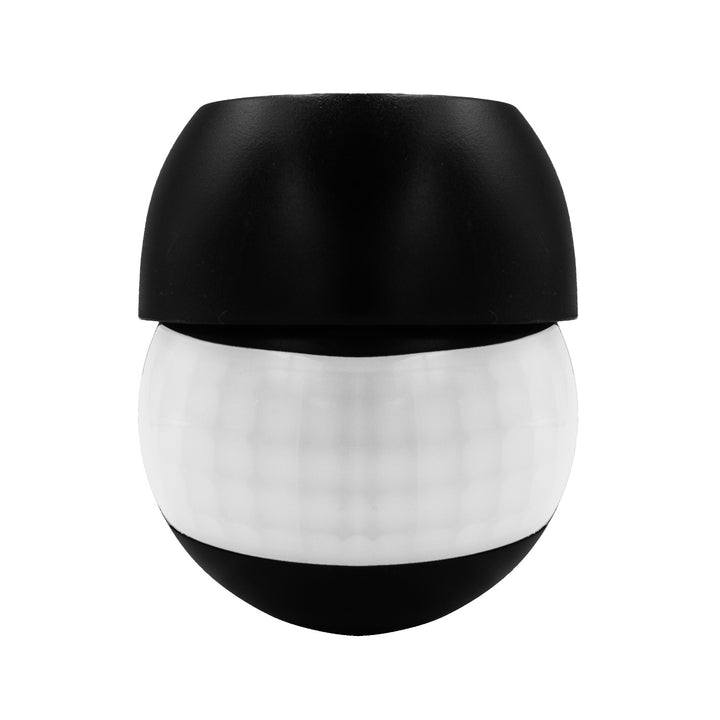 Sensor de movimiento PIR 12-24 V de Maclean, por infrarrojos, IP44, negro, alcance de 12 m, carga máxima de 60/120 W, MCE623 B