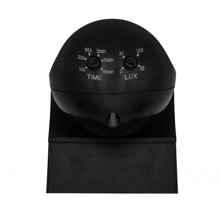 Sensor de movimiento PIR 12-24 V de Maclean, por infrarrojos, IP44, negro, alcance de 12 m, carga máxima de 60/120 W, MCE623 B