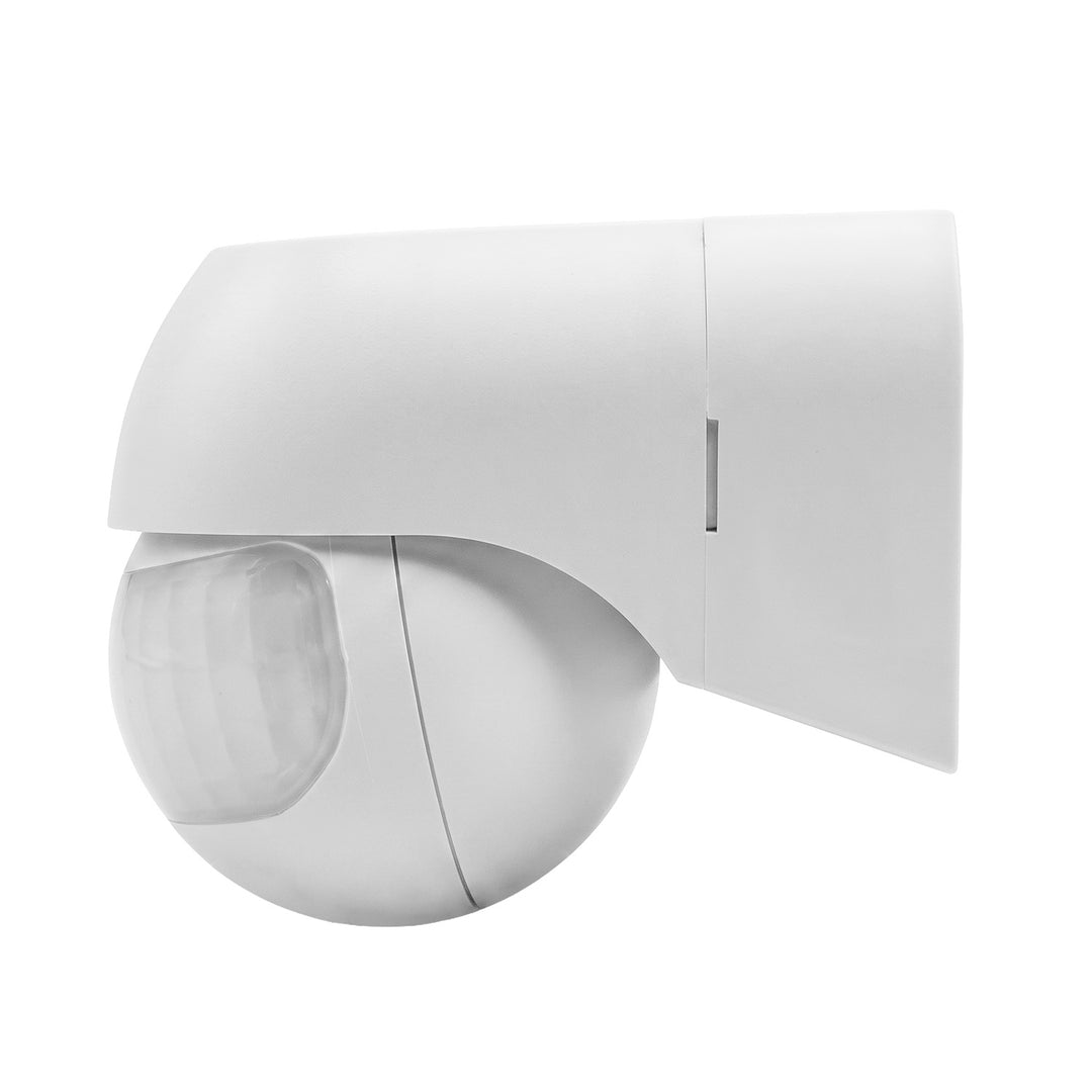 Sensor de movimiento PIR Maclean de 12-24 V, por infrarrojos, IP44, blanco, alcance de 12 m, carga máxima de 60/120 W, MCE623 W
