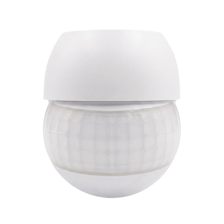 Sensor de movimiento PIR Maclean de 12-24 V, por infrarrojos, IP44, blanco, alcance de 12 m, carga máxima de 60/120 W, MCE623 W