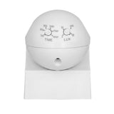 Sensor de movimiento PIR Maclean de 12-24 V, por infrarrojos, IP44, blanco, alcance de 12 m, carga máxima de 60/120 W, MCE623 W