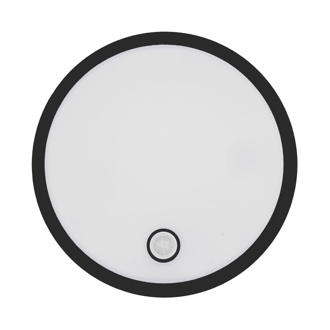 Lámpara LED con sensor de movimiento Maclean, sensor PIR, negra, 10 W/15 W/18 W, IP65, posibilidad de cambiar la temperatura de color a 3000/4000/6000 K, MCE535 B