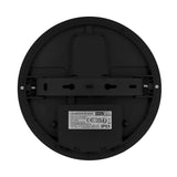 Lámpara LED con sensor de movimiento Maclean, sensor PIR, negra, 10 W/15 W/18 W, IP65, posibilidad de cambiar la temperatura de color a 3000/4000/6000 K, MCE535 B