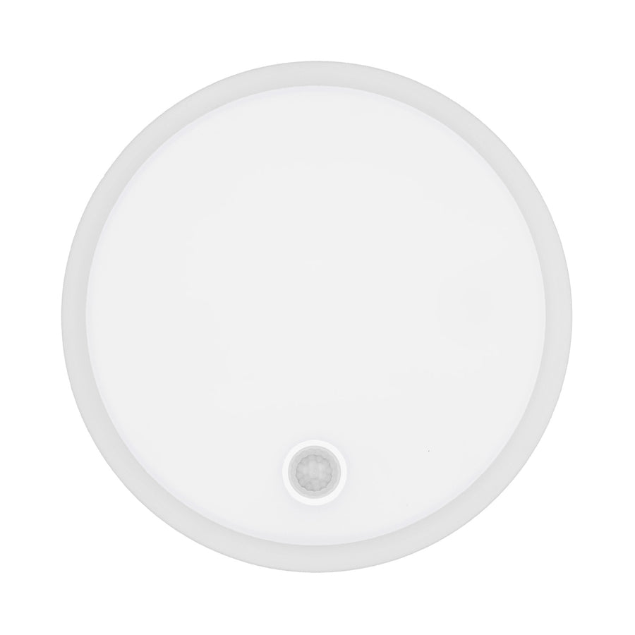 Lámpara LED con sensor de movimiento Maclean, sensor PIR, blanca, 10 W/15/18 W, IP65, posibilidad de cambiar la temperatura de color a 3000/4000/6000 K, MCE535 W