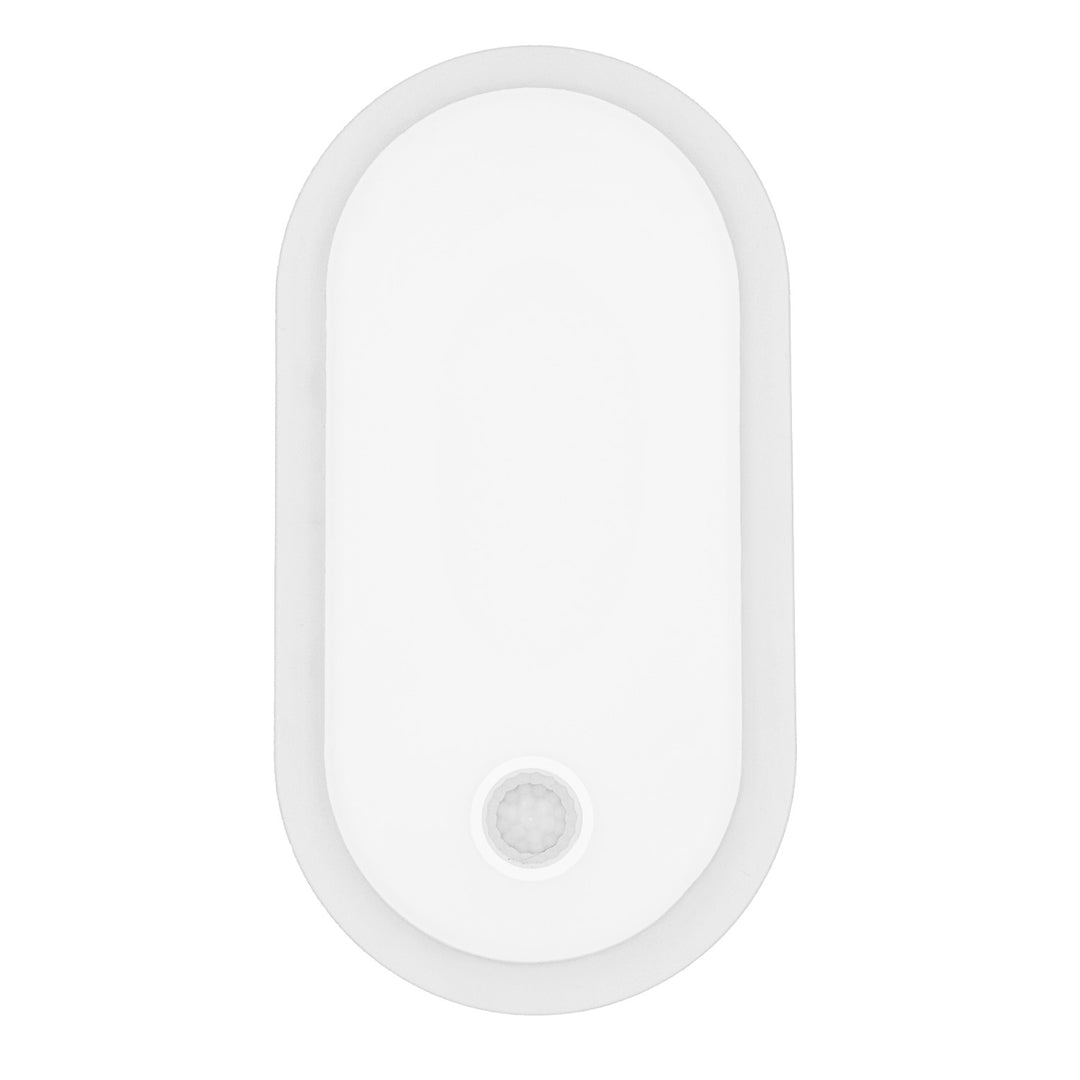 Lámpara LED con sensor de movimiento Maclean, sensor PIR, blanca, 10 W/15 W/18 W, IP65, posibilidad de cambiar la temperatura de color a 3000/4000/6000 K, MCE534 W