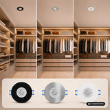 Sensor de movimiento PIR Maclean, empotrable, alcance de 8 m, 600 W/1200 W, 220-240 V CA, 50/60 Hz, MCE821