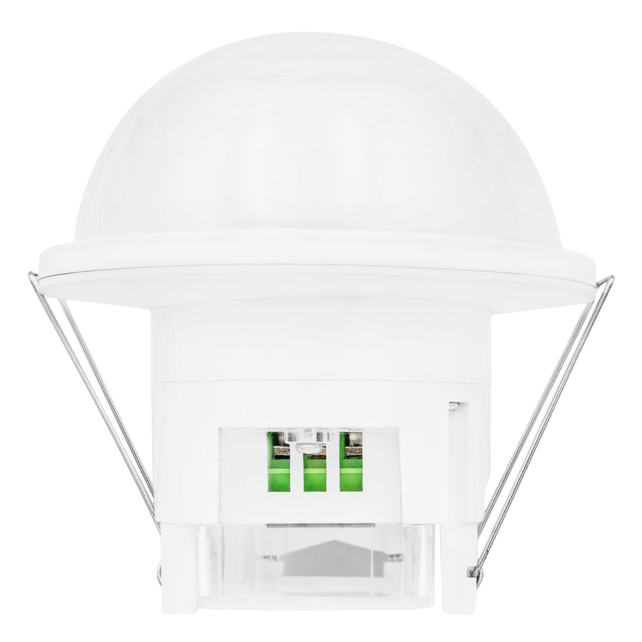 Sensor de presencia PIR Maclean, empotrable, alcance de 10 x 40 m, 1000 W/2000 W, 220-240 V CA, 50/60 Hz, IP54, MCE822