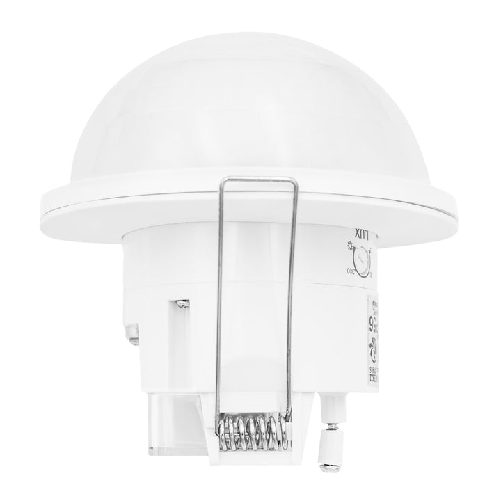 Sensor de presencia PIR Maclean, empotrable, alcance de 10 x 40 m, 1000 W/2000 W, 220-240 V CA, 50/60 Hz, IP54, MCE822
