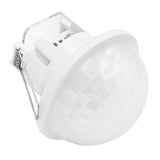 Sensor de presencia PIR Maclean, empotrable, alcance de 10 x 40 m, 1000 W/2000 W, 220-240 V CA, 50/60 Hz, IP54, MCE822