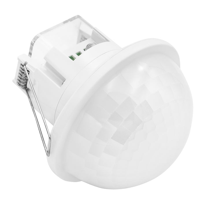 Sensor de presencia PIR Maclean, empotrable, alcance de 10 x 40 m, 1000 W/2000 W, 220-240 V CA, 50/60 Hz, IP54, MCE822