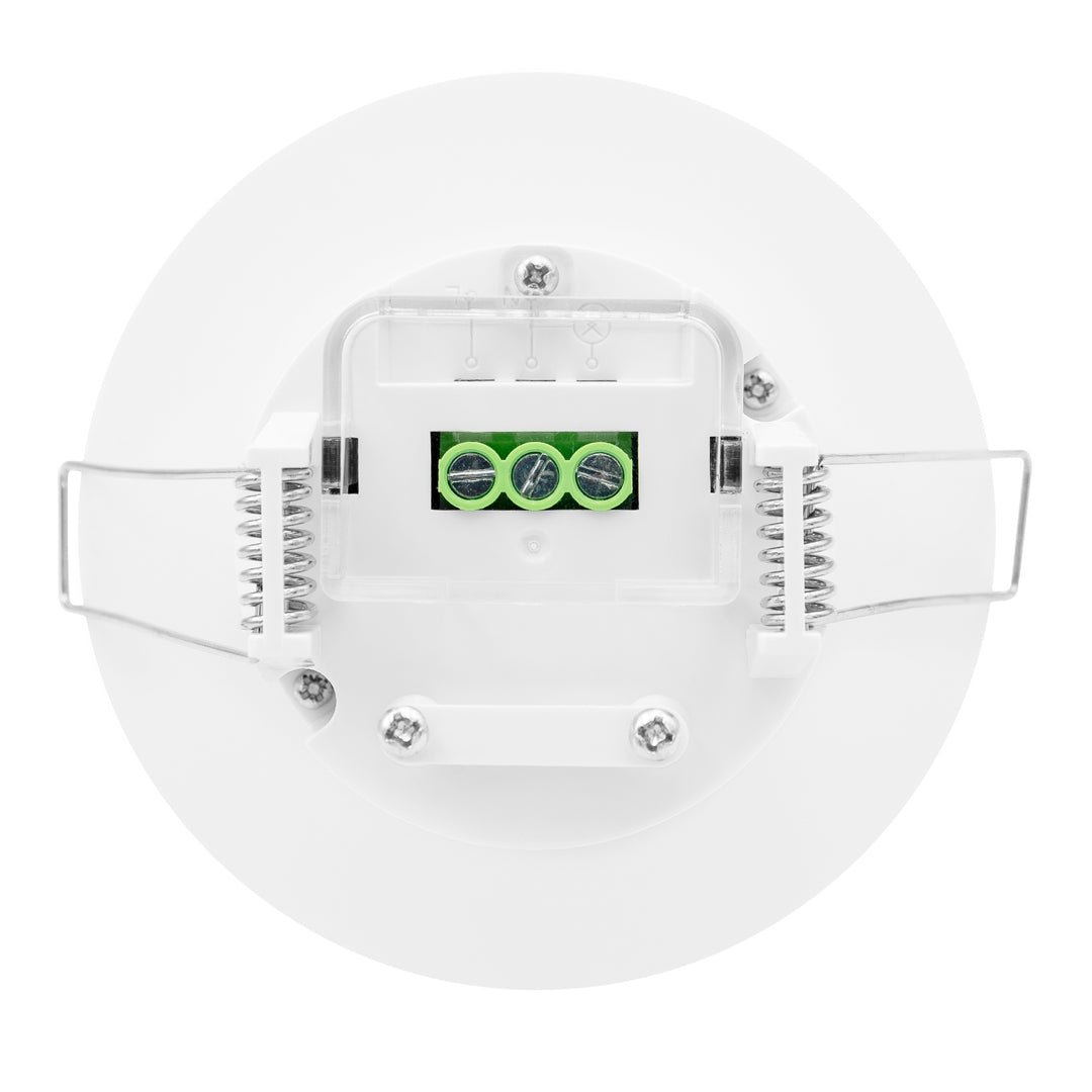 Sensor de presencia PIR Maclean, empotrable, alcance de 10 x 40 m, 1000 W/2000 W, 220-240 V CA, 50/60 Hz, IP54, MCE822