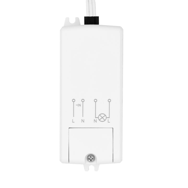 Interruptor táctil empotrable Maclean, <40 mm, 110-240 V CA, carga máxima de 600 W para LED, MCE824