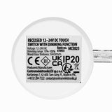 Interruptor táctil empotrable Maclean, <40 mm, 12-24 V CC, carga máxima 48/96 W, MCE825