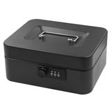 Caja para dinero Tracer, asa de transporte, compartimento oculto, negro, Cash Saver