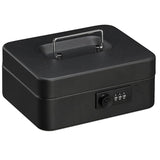Caja para dinero Tracer, asa de transporte, compartimento oculto, negro, Cash Saver