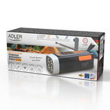 Radio de emergencia Adler, con panel solar, manivela y batería externa, Bluetooth 5.0, linterna LED de 4 W, 4500 mAh, AD 1920