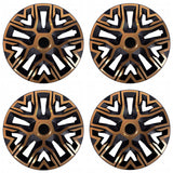 Tapacubos universales 15'' NRM The Best Bicolor cobre-negro 4 unidades