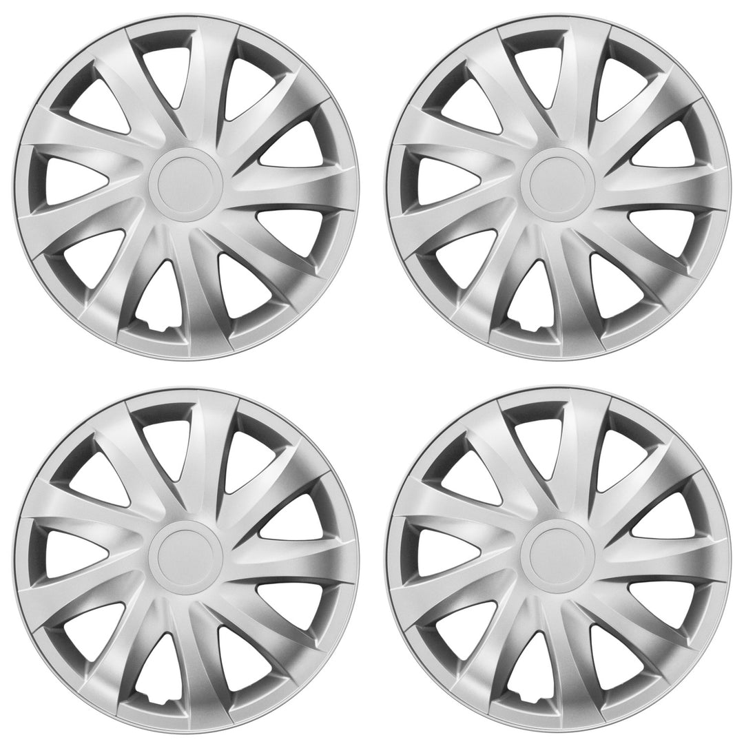 Tapacubos universales 13'' NRM Draco plateados, 4 unidades