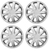 Tapacubos universales 13'' NRM Draco plateados, 4 unidades