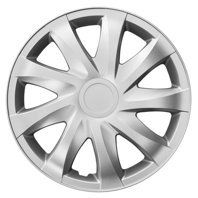 Tapacubos universales 13'' NRM Draco plateados, 4 unidades