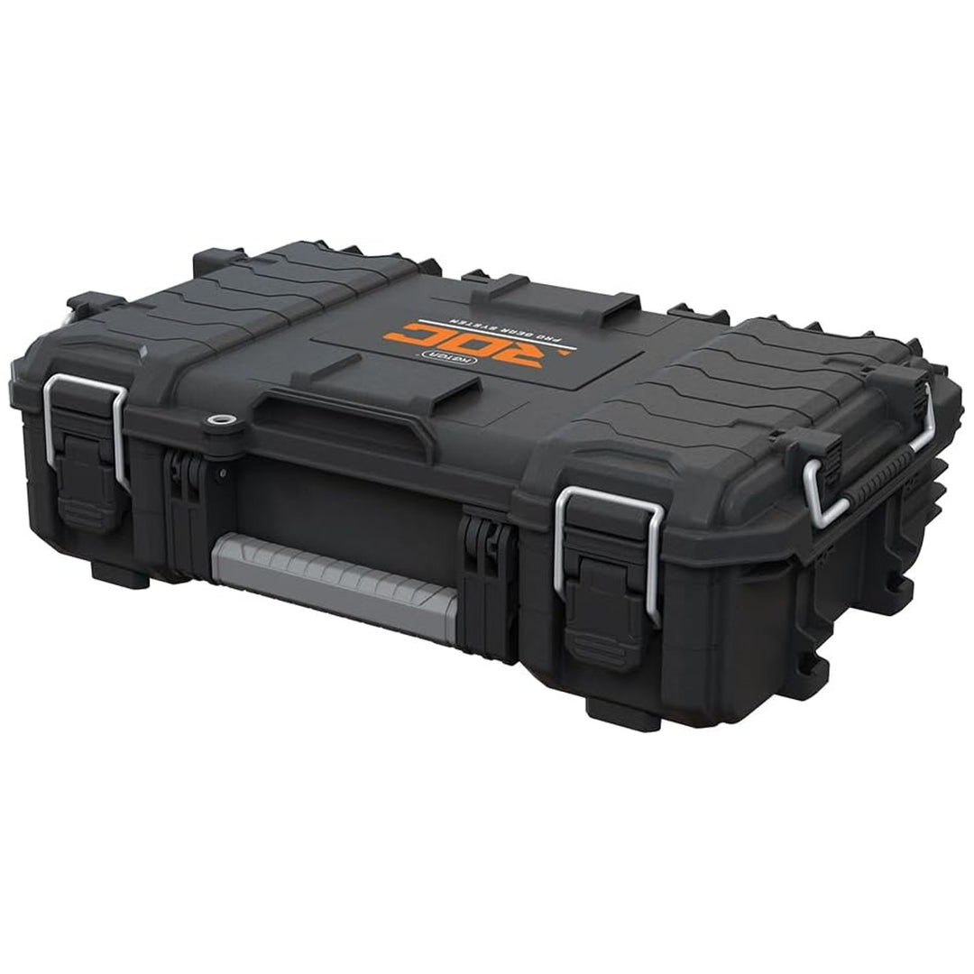 Maleta de herramientas Keter ROC Pro Gear 2.0, capacidad de carga de 36 kg, espacio para candado, junta de protección contra el polvo y el agua, organizador con tapa incluido, posibilidad de colgarla en la pared, 256979