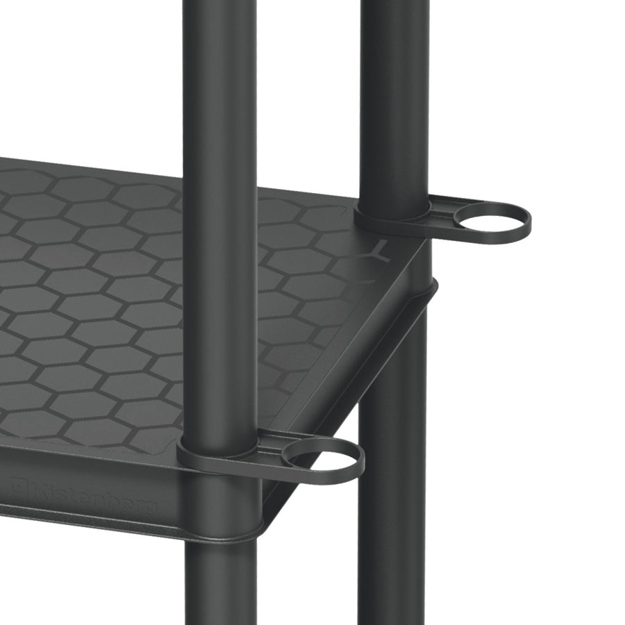 Estantería Stackaro Solid 75 Kistenberg, carga máxima total 220 kg, 5 estantes, montaje en pared, KSS75L5HD-S411
