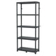 Estantería Stackaro Solid 75 Kistenberg, carga máxima total 220 kg, 5 estantes, montaje en pared, KSS75L5HD-S411