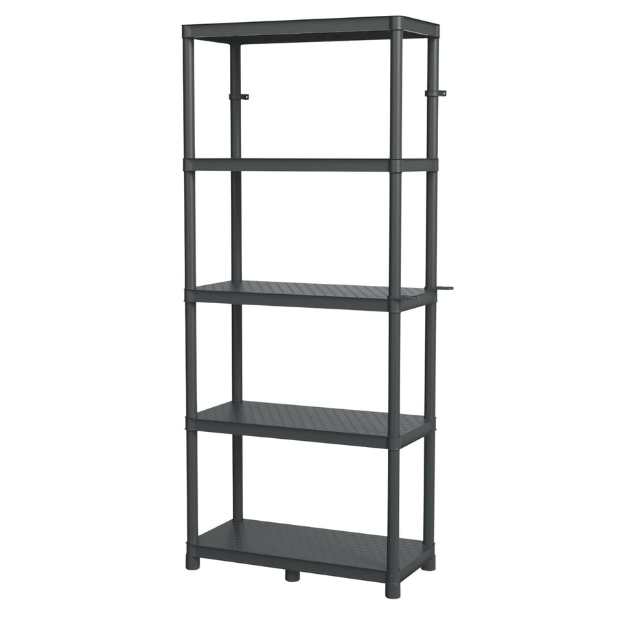 Estantería Stackaro Solid 75 Kistenberg, carga máxima total 220 kg, 5 estantes, montaje en pared, KSS75L5HD-S411