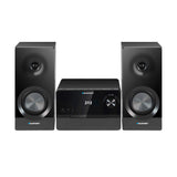 Microtorre Blaupunkt, potencia 100 W RMS, sintonizador DAB+, pantalla LED, radio FM, antena telescópica incluida, conector HDMI ARC, CD/MP3/USB/BT, reloj con función de alarma, MS49DAB
