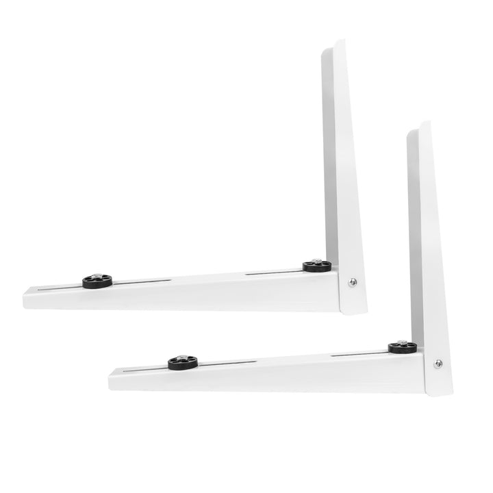 Soporte / colgador para aire acondicionado / bomba de calor Maclean, longitud del brazo 365 x 450 mm, acero galvanizado, hasta 150 kg, MC-143