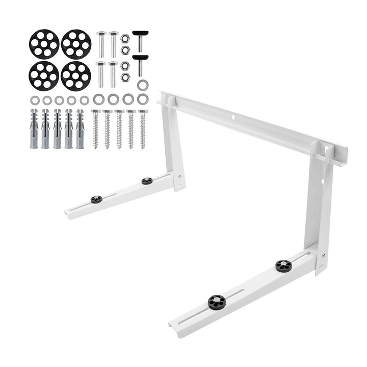 Soporte / colgador para aire acondicionado / bomba de calor Maclean, dimensiones 780 x 350 x 450 mm, acero galvanizado, hasta 180 kg, MC-146