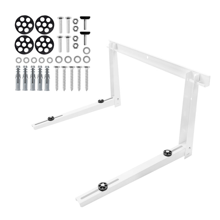 Soporte / colgador para aire acondicionado / bomba de calor Maclean, dimensiones 800 x 420 x 600 mm, acero galvanizado, hasta 260 kg, MC-147