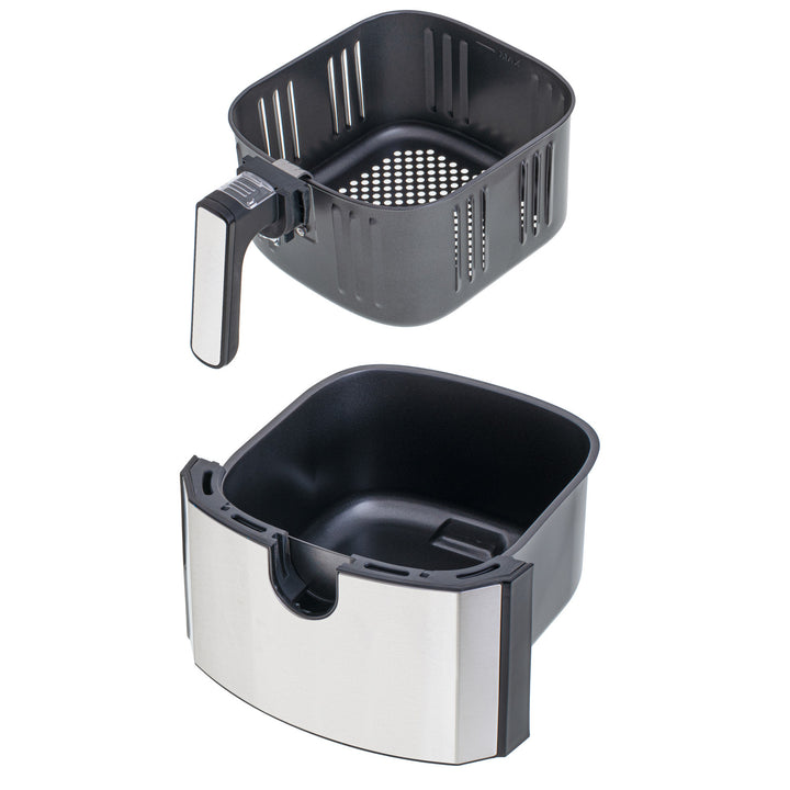 Freidora sin aceite, 9 programas, 5,0 L, Airfryer, Camry CR 6311 + bolsas de papel para freidora, 16 cm, biodegradables, 100 unidades