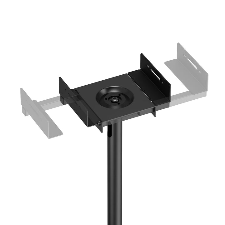 Juego de soportes de suelo para altavoces Maclean, universales, ajuste vertical y horizontal de +10° a -10°, máx. 5 kg, MC-916