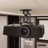 Soporte / colgador de techo para proyector Maclean, 54~320 mm, hasta 13,5 kg, rotación de 360 grados MC-200 B