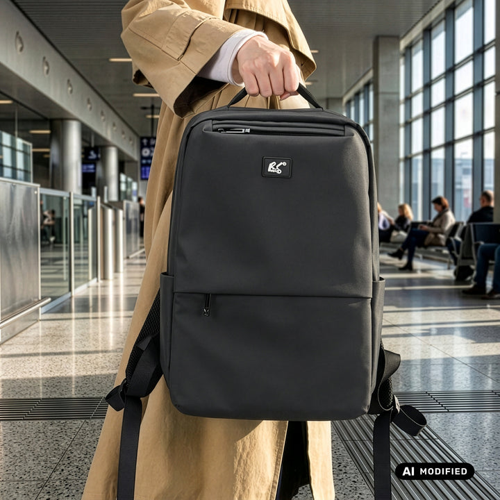 Mochila para portátil NanoRS, 15,6", negra, 41x29x4, impermeable RS202 B