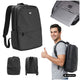Mochila para portátil NanoRS, 15,6", negra, 41x29x14, impermeable RS202 B