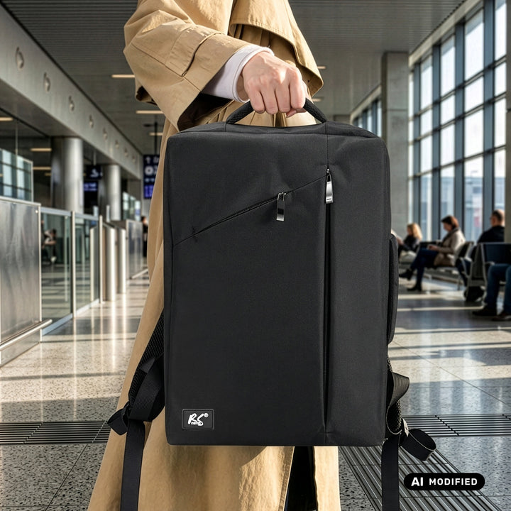 Mochila para portátil NanoRS, 15,6", negra, 43 x 30 x 10, impermeable RS203 B