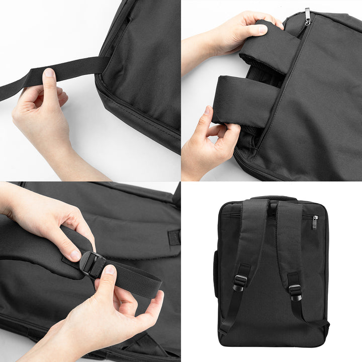 Mochila para portátil NanoRS, 15,6", negra, 43 x 30 x 10, impermeable RS203 B