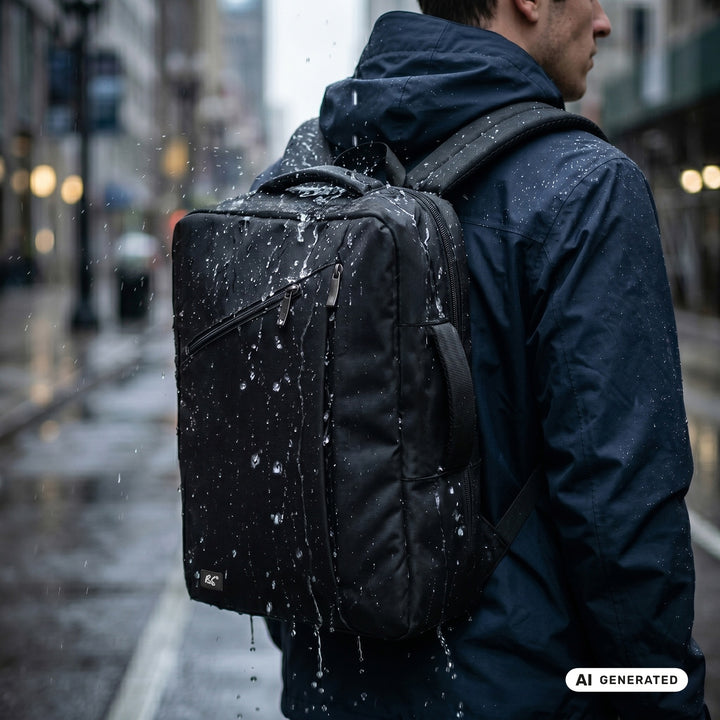 Mochila para portátil NanoRS, 15,6", negra, 43 x 30 x 10, impermeable RS203 B
