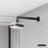 Soporte / colgador de pared para proyector Maclean, negro, hasta 20 kg, MC-205 B