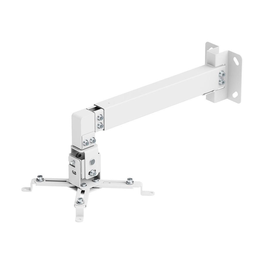 Soporte / colgador de pared para proyector Maclean, blanco, hasta 20 kg, MC-205 W