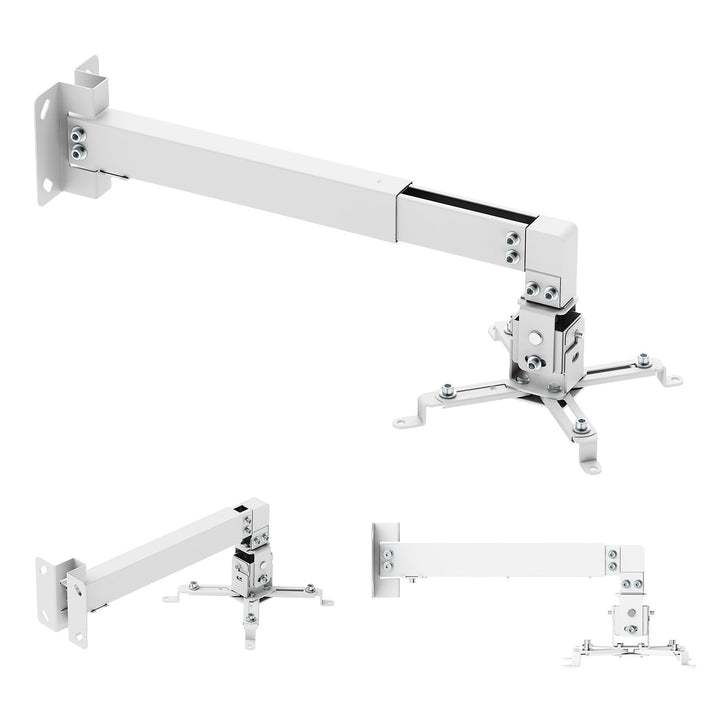 Soporte / colgador de pared para proyector Maclean, blanco, hasta 20 kg, MC-205 W