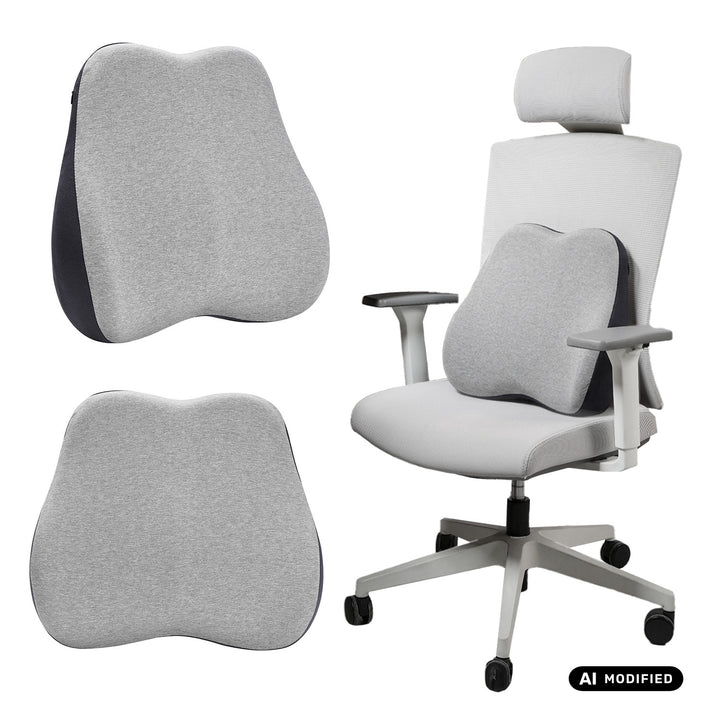 Almohadilla lumbar de espuma viscoelástica Promedix, 45 x 40 x 10 cm, PR-215