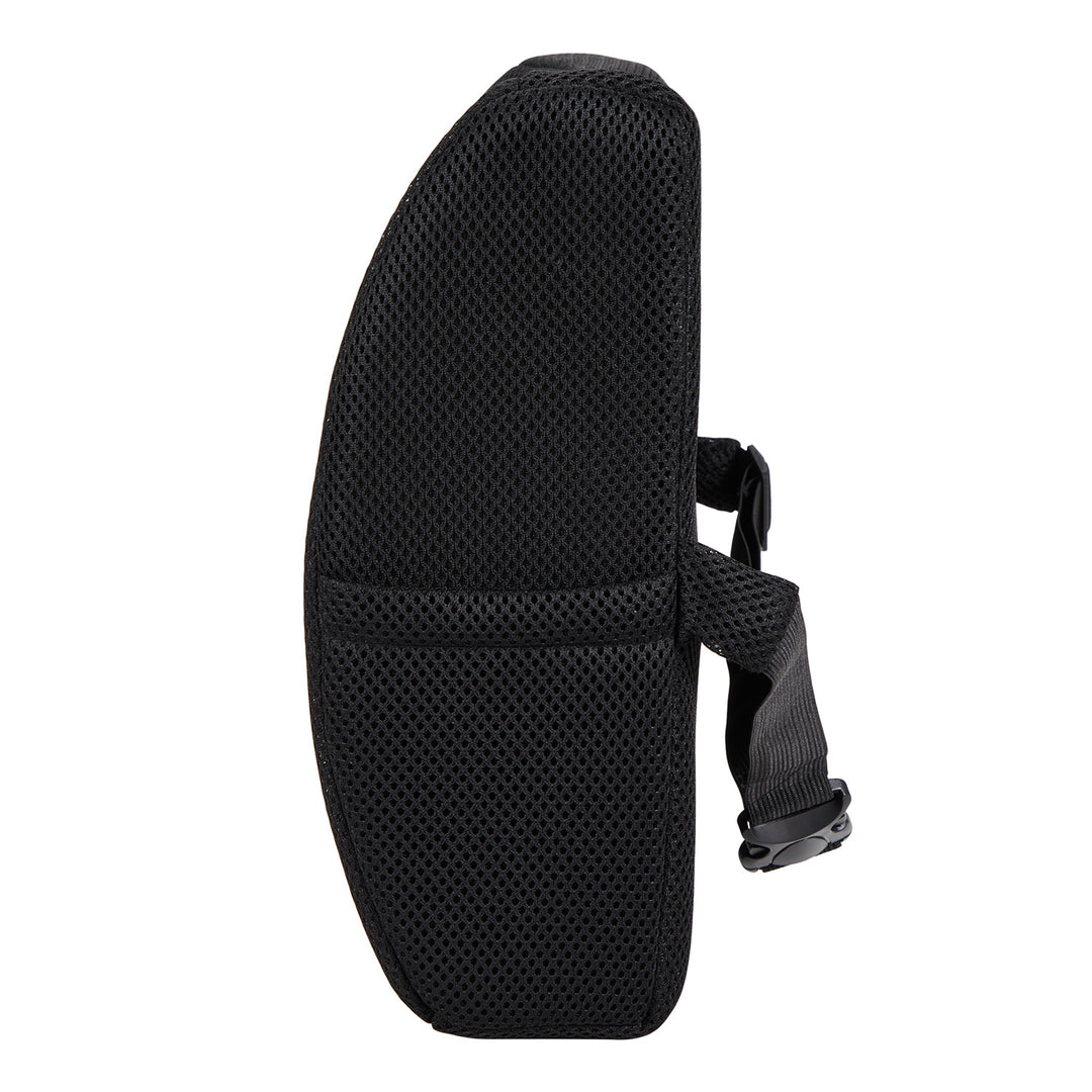 Cojín lumbar de espuma viscoelástica Promedix, 34 x 33 x 12 cm, densidad de la espuma: 50D, PR-216