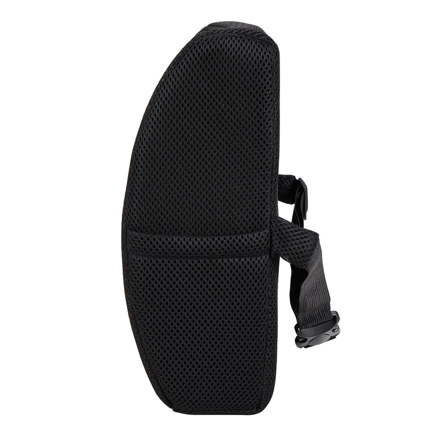 Cojín lumbar de espuma viscoelástica Promedix, 34 x 31 x 12 cm, densidad de la espuma: 50D, PR-216