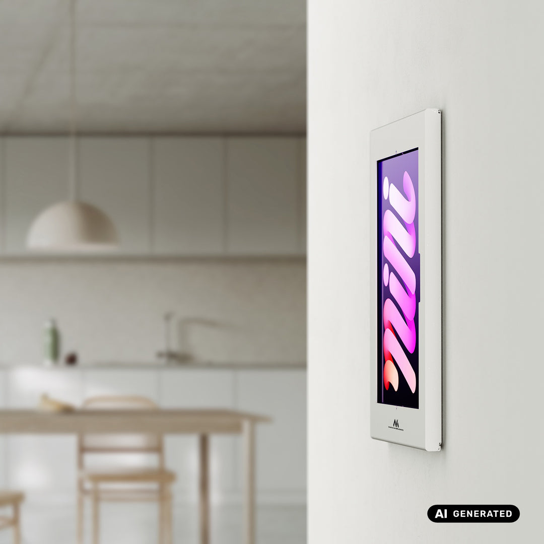 Soporte publicitario para tableta Maclean, con cierre de seguridad, 12,4"-13", iPad Air/Pro, Samsung Tab S10+/S9+/S8+/S7+, 257 x 350 x 22 mm, MC-950 W