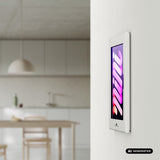 Soporte publicitario para tableta Maclean, con cierre de seguridad, 12,4"-13", iPad Air/Pro, Samsung Tab S10+/S9+/S8+/S7+, 257 x 350 x 22 mm, MC-950 W