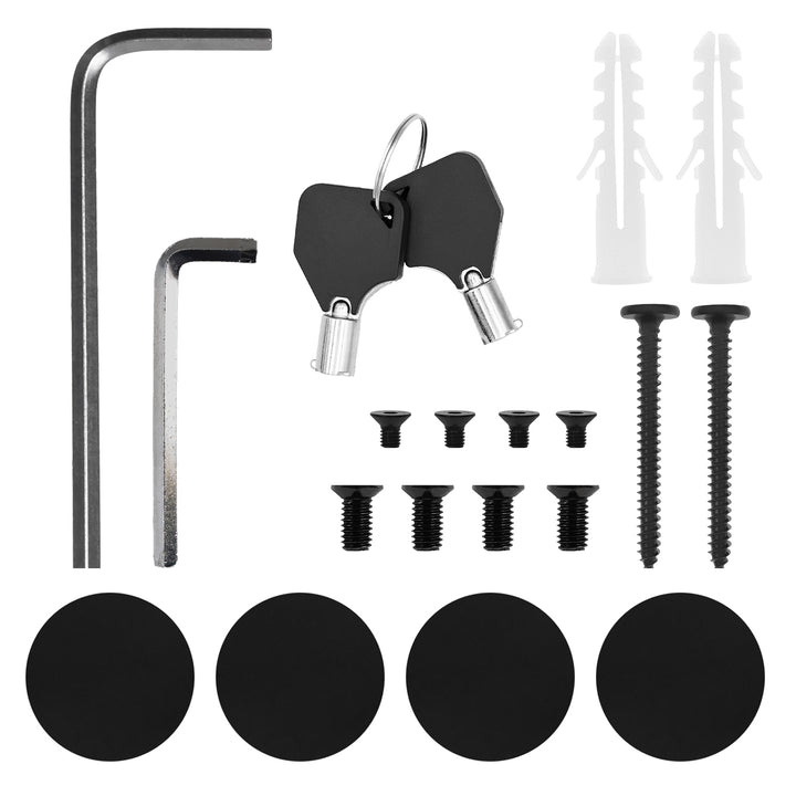Soporte publicitario para tablet Maclean, con cierre de seguridad. 12,4"-13", iPad Air/Pro, Samsung Tab S10+/S9+/S8+/S7+, 257 x 350 x 22 mm, MC-958 B