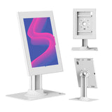 Soporte publicitario para tablet Maclean, con cierre de seguridad, 12,4"-13", iPad Air/Pro, Samsung Tab S10+/S9+/S8+/S7+, 257 x 350 x 22 mm, MC-958 W